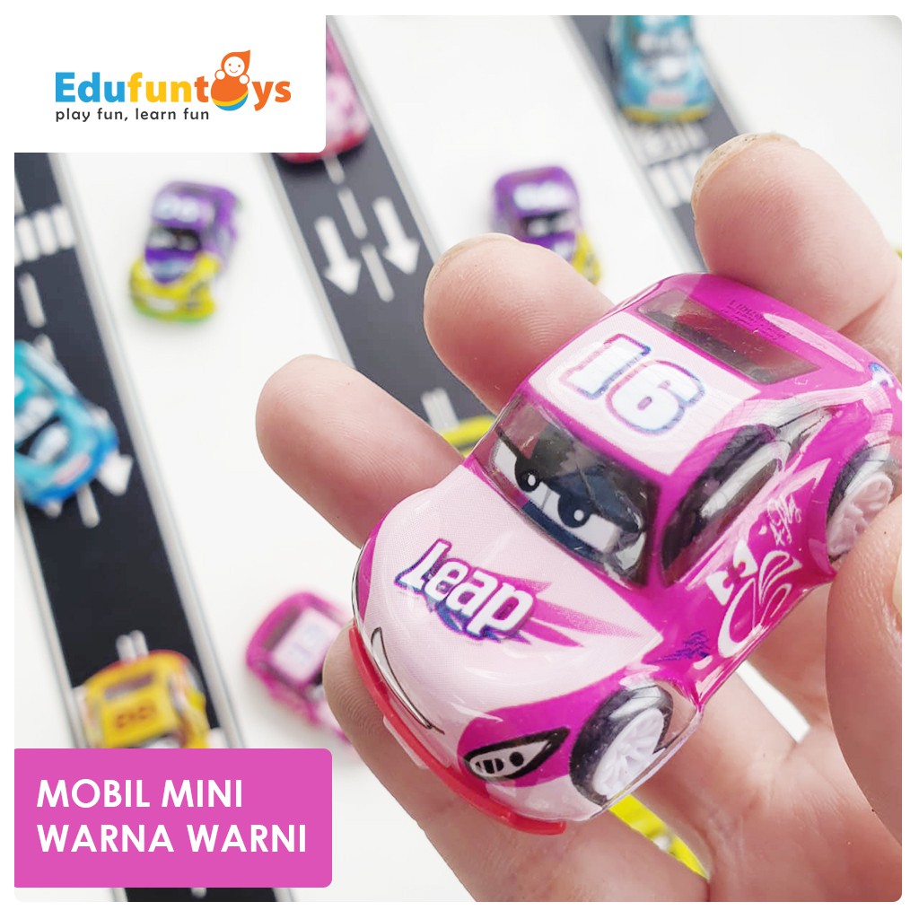 Edufuntoys COLORFULL MINI CAR mainan mobil  mobilan  