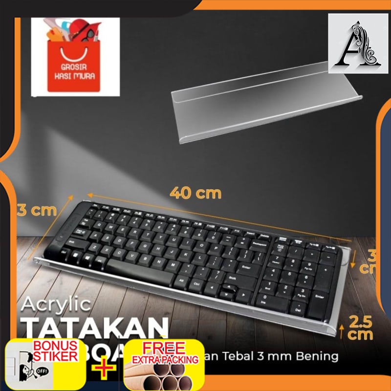 

Murah AKRILIK KEY BOARD/ ACRYLIC / TATAKAN KEY BOARD - BENING
