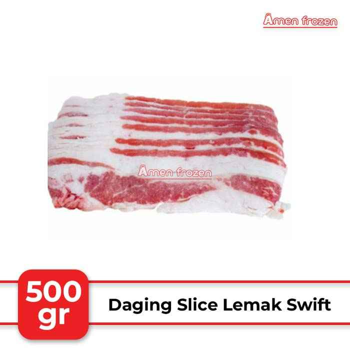 

DAGING SLICE LEMAK USA SWIFT 500gr