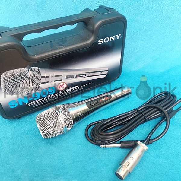 Mic Kabel Sony SN909 Koper - Microphone Cable SONY SN-909  - Microphone Kabel Sony 909 Koper