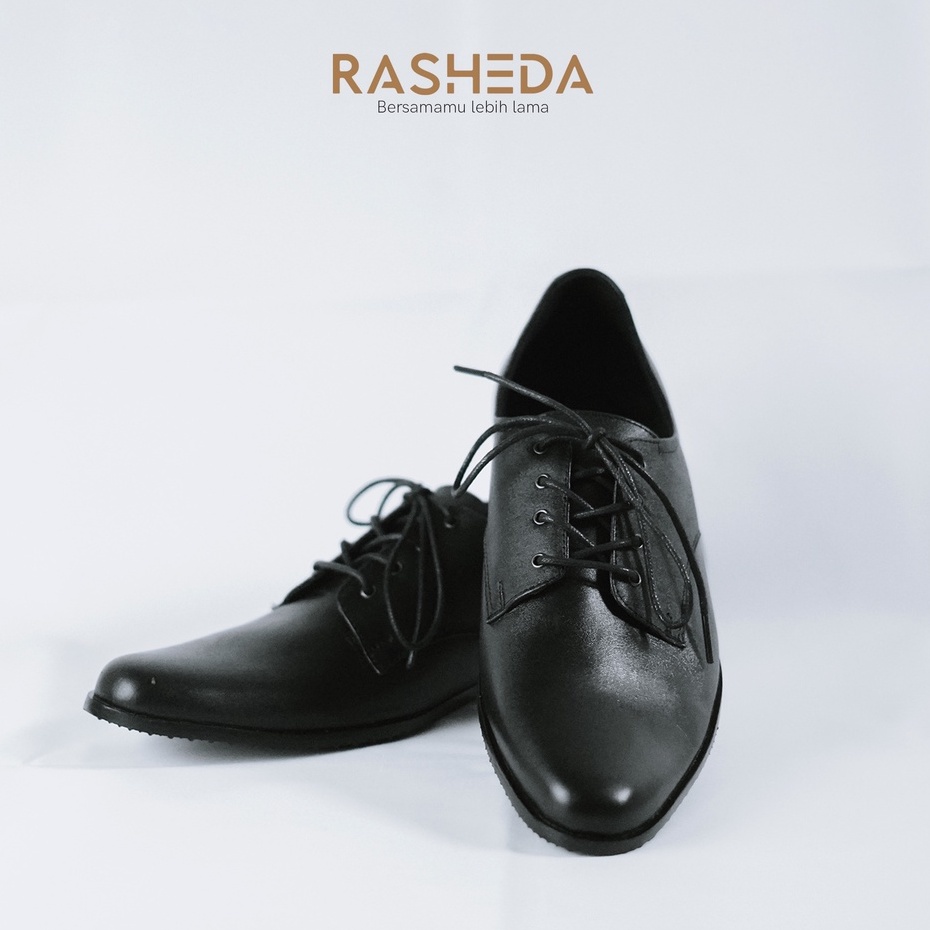 Sepatu Pantofel Pria Kulit Asli Rasheda Series SLN Formal BIg Size