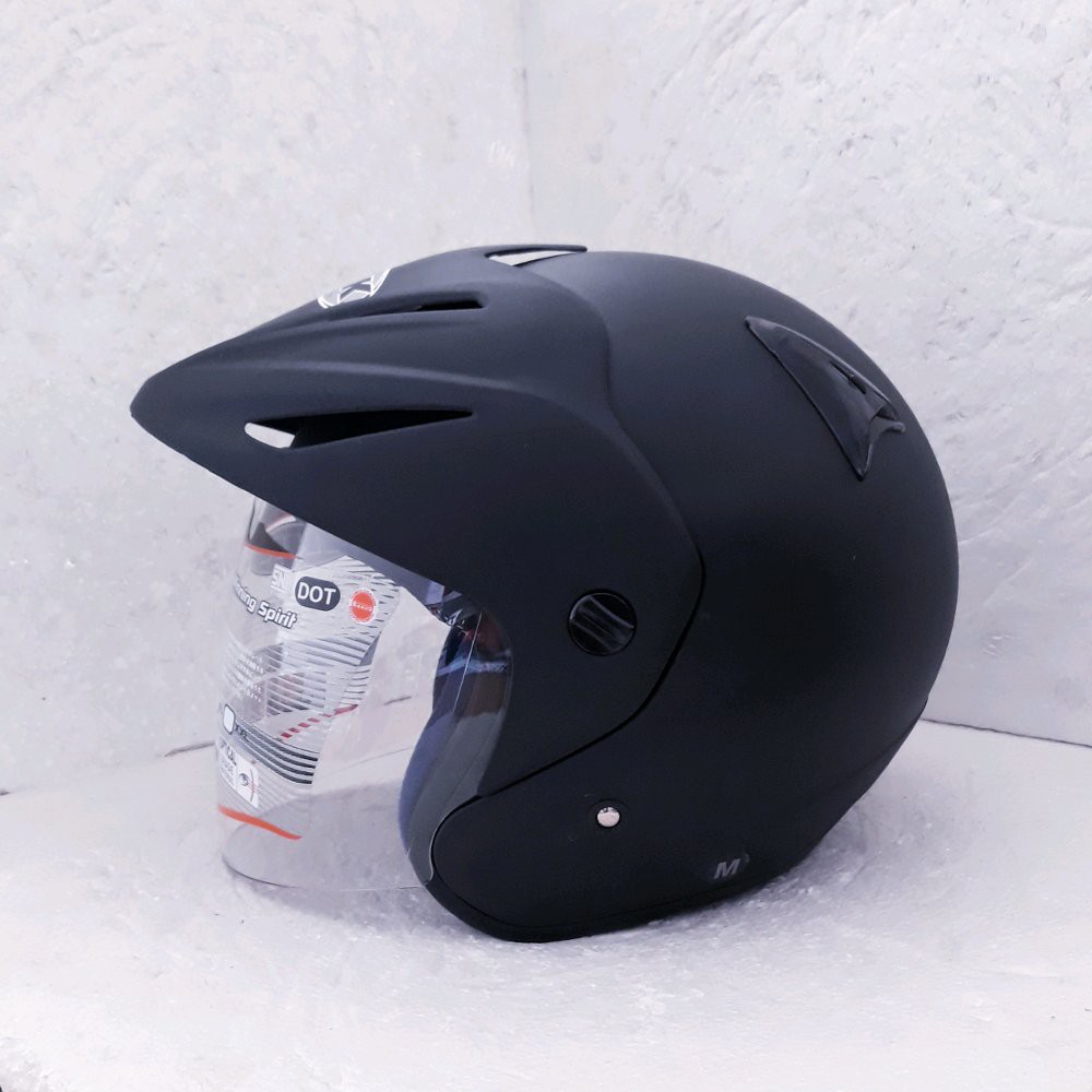 [ ORIGINAL ] HELM INK CX22 9 PILIHAN WARNA HALF FACE / INK CX 22 ...