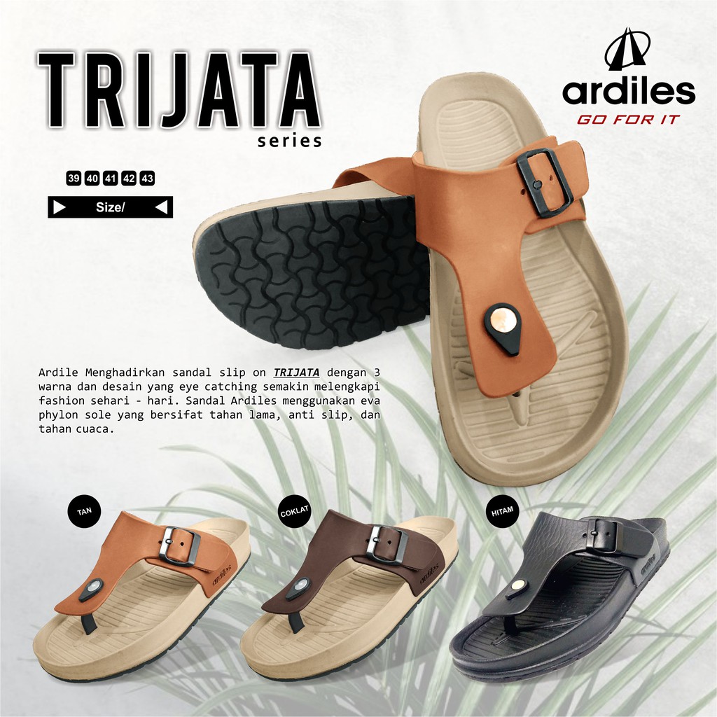 sandal pria ardiles Trijata model kekinian empuk dan tahan lama