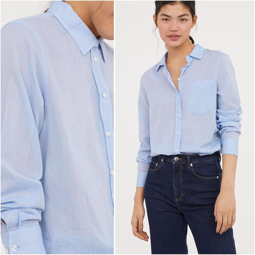 KEMEJA H&M ATASAN PAKAIAN WANITA BRANDED MURAH ORI HNM