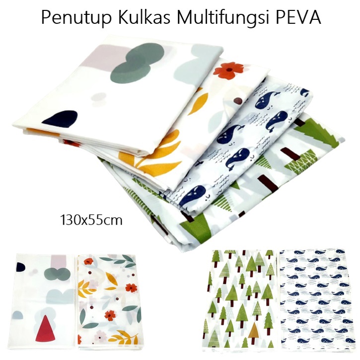 Penutup/Sarung/Cover/ Taplak Kulkas Mesin Cuci Multifungsi PEVA