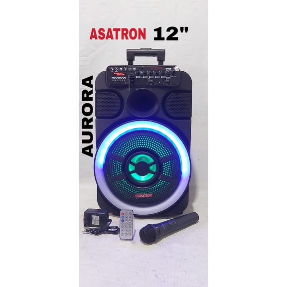 speaker Aktif portable meeting Asatron Aurora 12inc Bluetooth