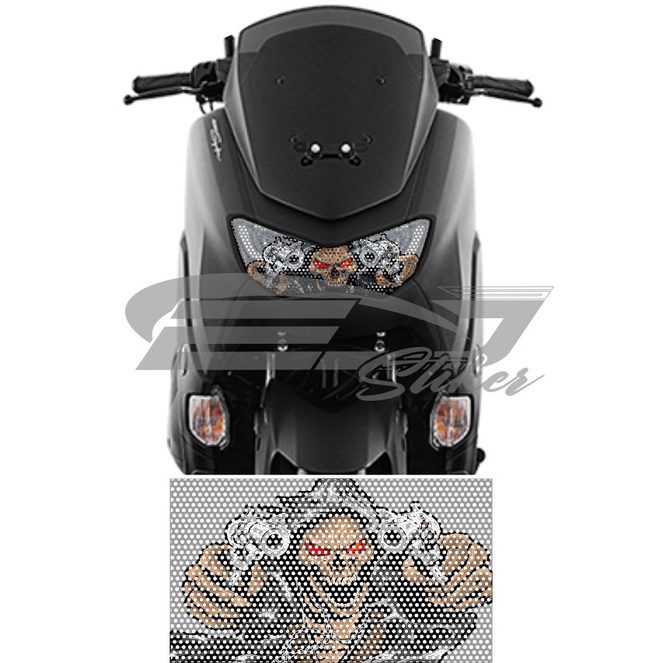 STIKER LAMPU MOTOR NMAX / SCOOPY / VARIO  / HIBRID / SKOTLET TRANSPARAN HEADLAMP MOTOR ALL VARIANT