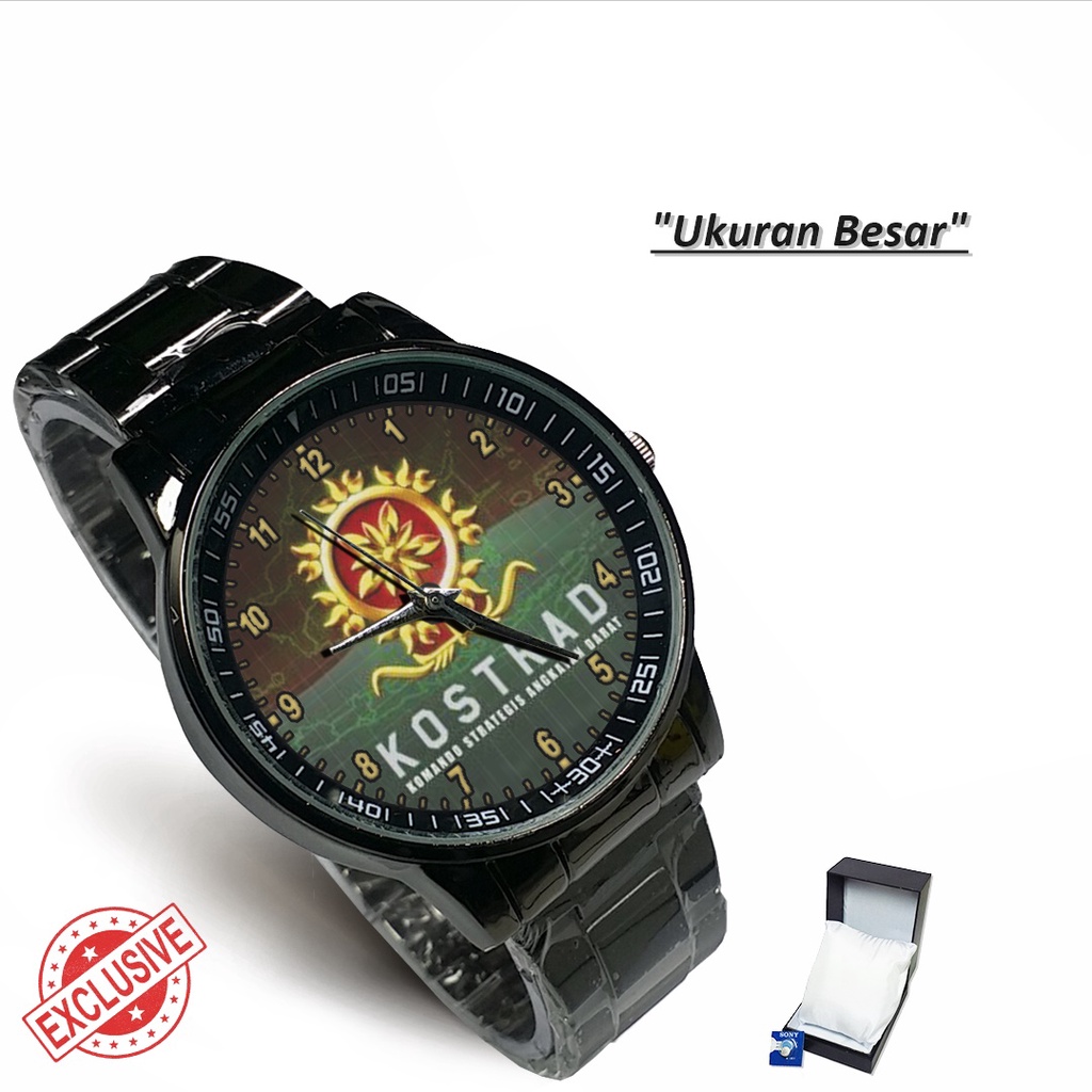 Jam Tangan Rantai Couple TNI KOSTRAD - 1 (Limited Edition)