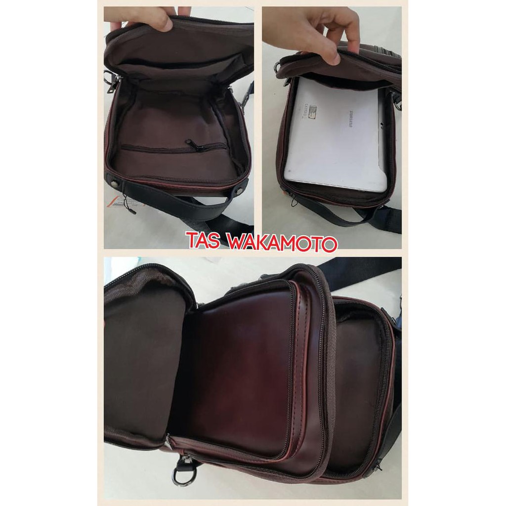TAS SELEMPANG PRIA ISHIYA-WAKAMOTO. (ORIGINAL)