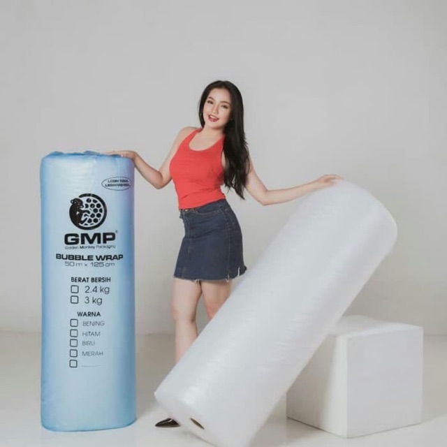 [GMP 3kg] Bubble Wrap 125cm x 50m PER ROLL (LUAR KOTA PAKAI KARGO)