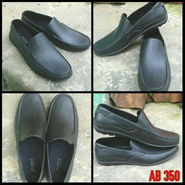 AB350 Sepatu Pria Pantofel Karet Murah ATT Hitam