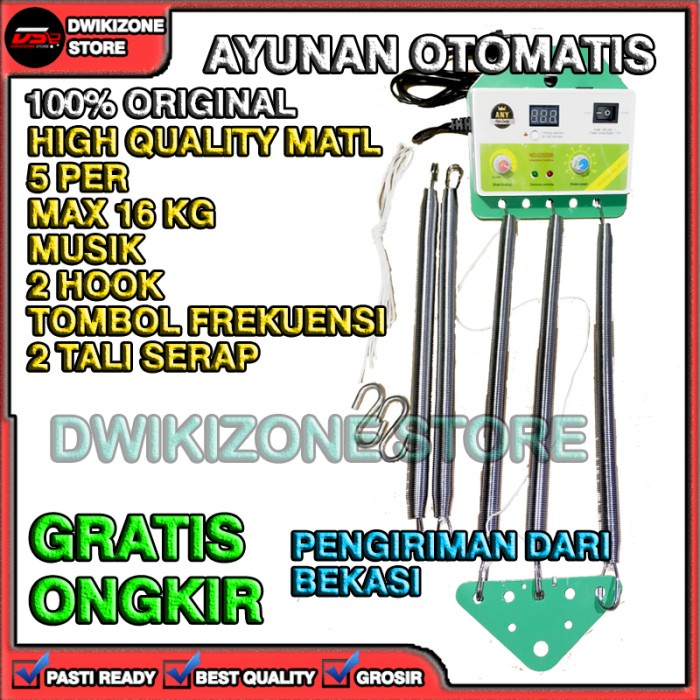 Jual [100% ORIGINAL] AYUNAN ELEKTRIK OTOMATIS LISTRIK BAYI ANAK BABY ...