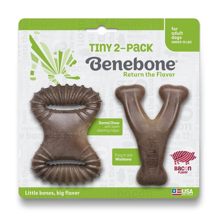 

BENEBONE Mainan Anjing Tiny Pack Bacon Flavor
