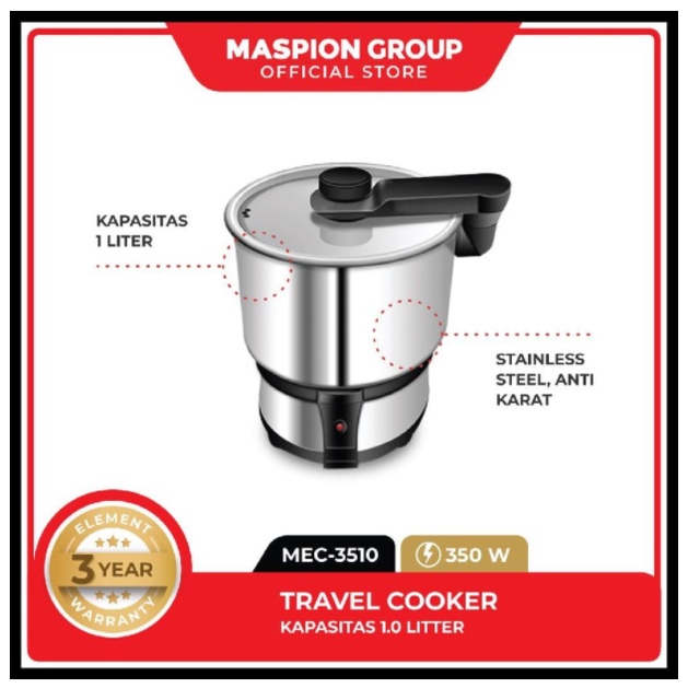 Maspion Multi Electric Cooker Mec-3510