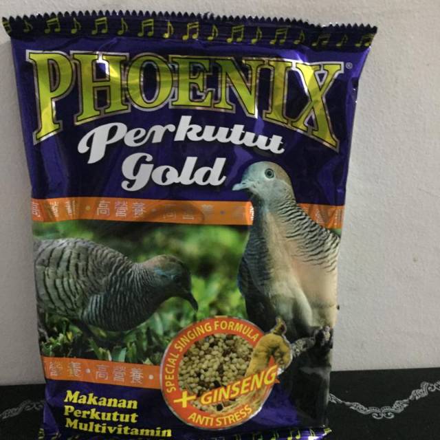 Pakan Phoenix perkutut gold - pakan burung kutut