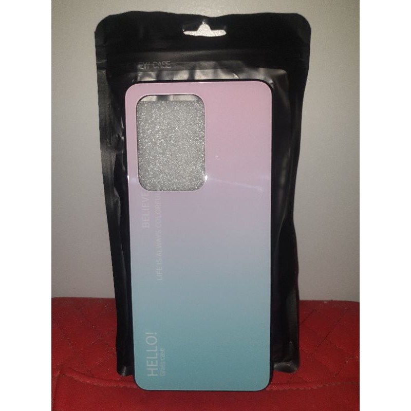 Casing Hp Samsung Galaxy S20Ultra Gradient Color Tempered Glass Hard