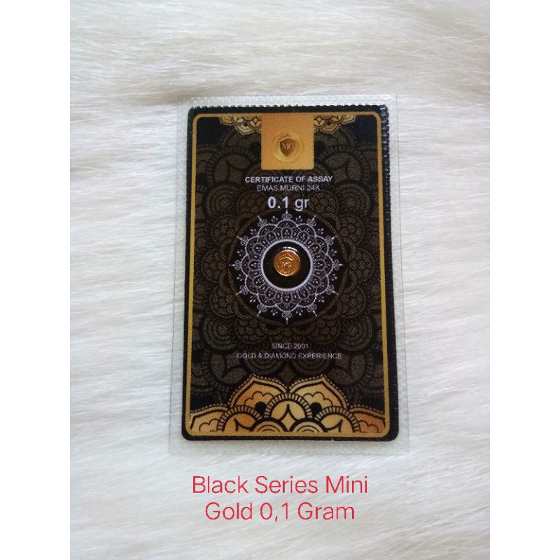 Mini Gold Black series 0,1 gram