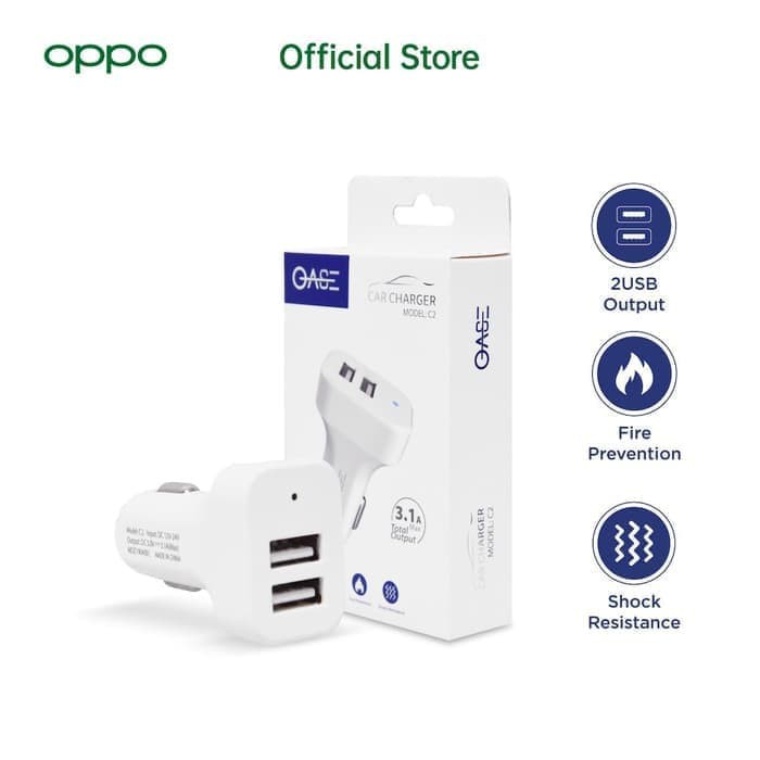 OASE CAR CHARGER CHARGER MOBIL C2 CHARGER MOTOR SCOOPY MOBIL 100% ORIGINAL