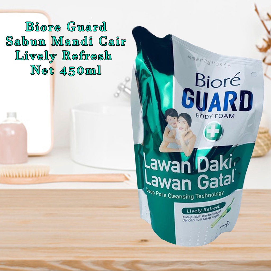 Biore Guard / Sabun mandi cair/ Lively refresh 400ml