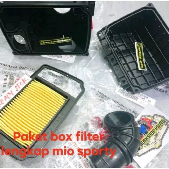 Paket Komplit Box Filter - Saringan- Rumah Filter- Udara Mio Sporty -