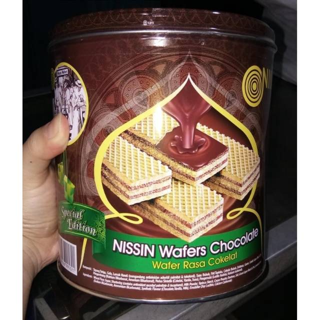 Nissin wafer special edition kaleng 300 gr