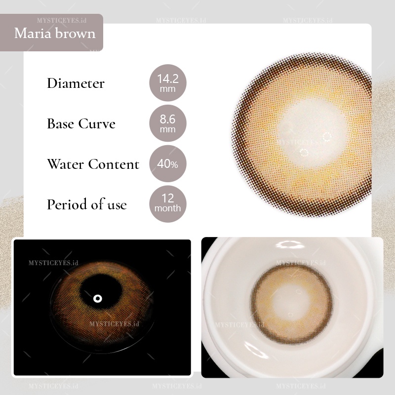 [✅COD] MYSTICEYES SOFTLENS  MARIA 14.2MM NORMAL