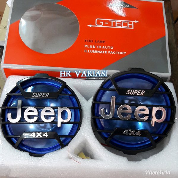LAMPU DEPAN JEEP 4X4 MOBIL MOTOR LAMPU TEMBAK OFFROAD TEMBUS KABUT