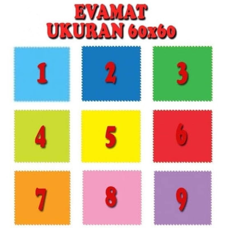 Matras Puzzle  30 x 30 Tbl 1 Cm isi 1 Pcs / Alas Lantai / Playmat / Tikar / Karpet  / Alas Bermain anak