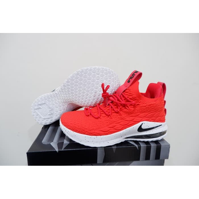 Sepaatu Basket LEBRON 15 LOW RED WHITE