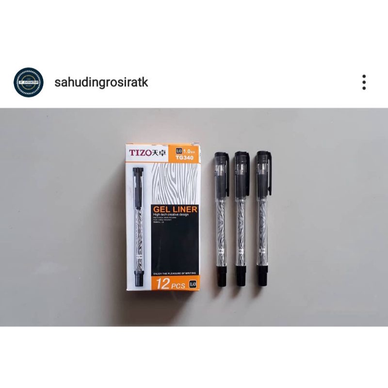 

BALPOIN / PULPEN GEL, TIZO TG340 1,0mm / LINER TIZO