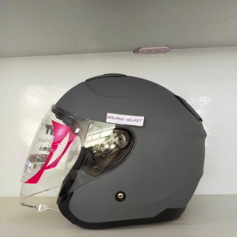 Helm KYT Kyoto R Solid Gorilla Grey Doff