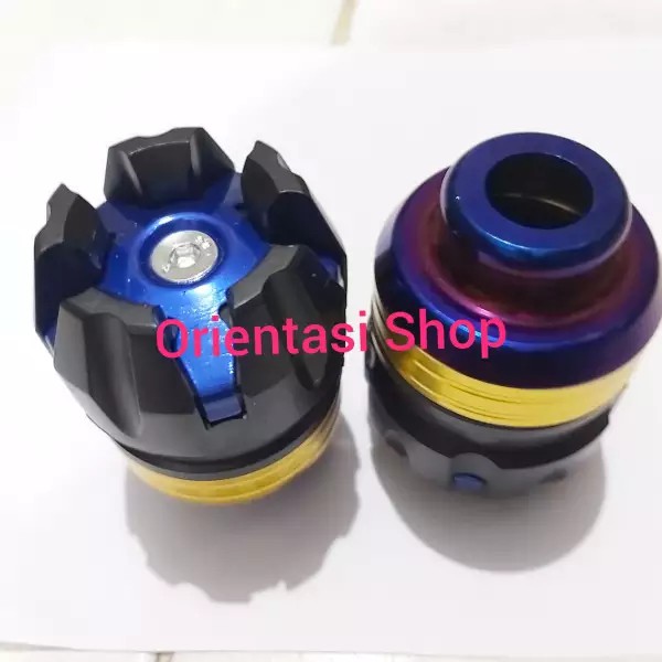 [PROMO] JALU AS RODA DEPAN CNC Model bulat PELANGI 2 TONE UNIVERSAL