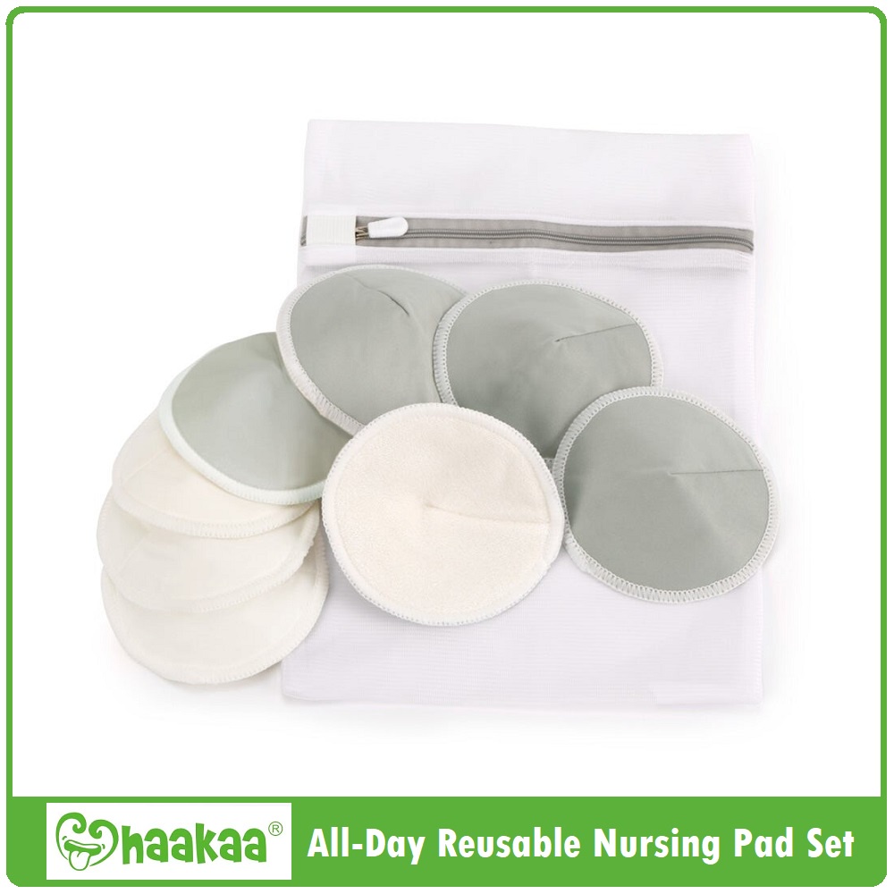 Haakaa All-Day Reusable Nursing Pad Set | Bantalan Asi