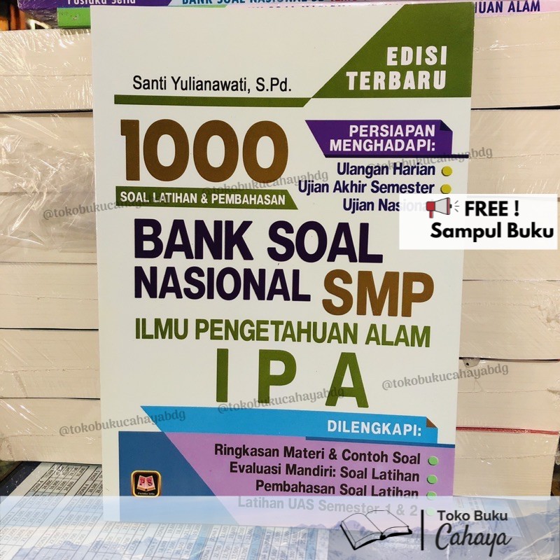 Jual BANK SOAL NASIONAL SMP IPA Ilmu Pengetahuan Alam 1000 Soal Latihan ...