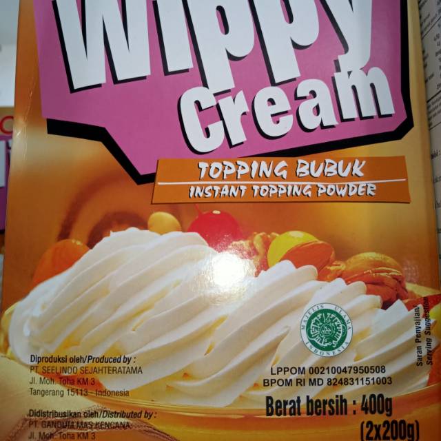 

HAAN Wippy Cream bubuk 400gr