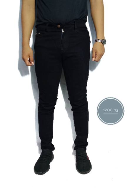 CELANA PANJANG JEANS PRIA SOFT JEANS PENSIL/ORIGINAL JUST AND CO /big size jumbo slim fit