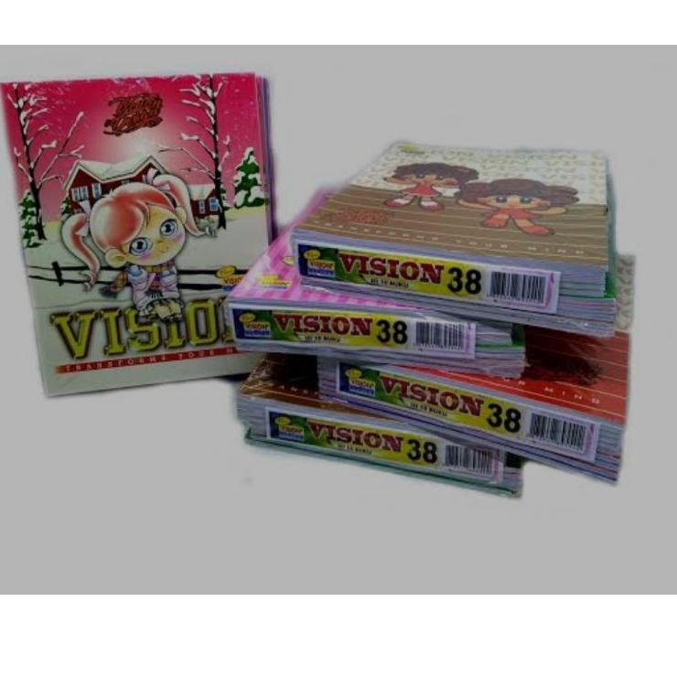

Harga Murah.. buku tulis vision 38 lembar Murah 1 pack isi 10 buku