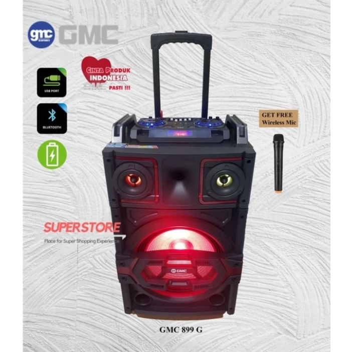SPEAKER GMC 899 G SPEAKER PORTABLE