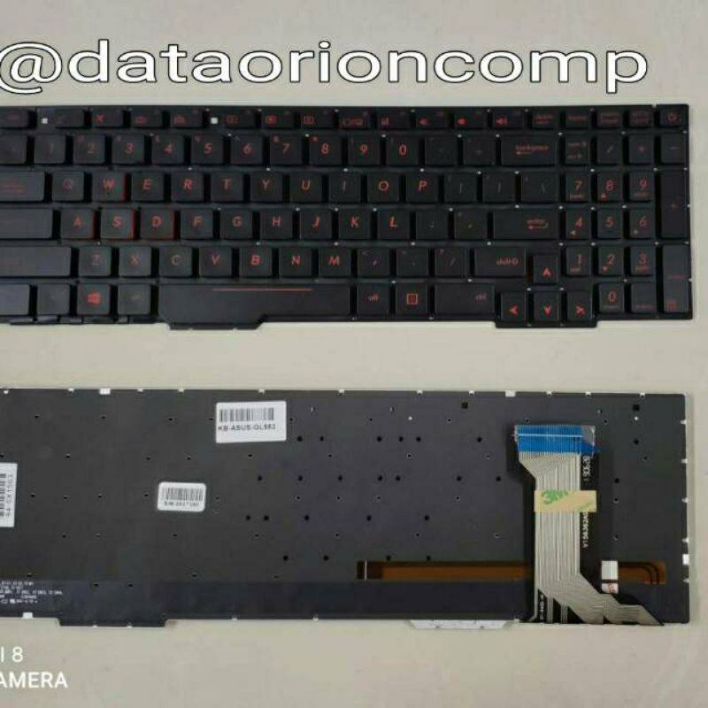 Keyboard Asus ROG GL553, GL553V, GL553VD, GL553VE, GL553VW With Back Light