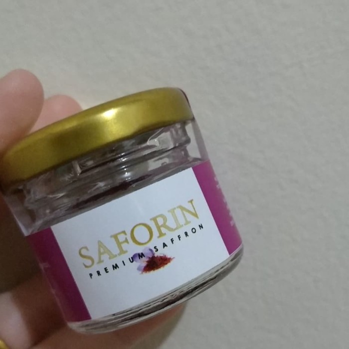 

Terbatas - Saforin (0.5Gr) Saffron Iran Premium