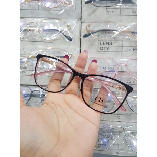 Kacamata petak wanita HF017 lensa anti radiasi blueray photocromic bluechromic