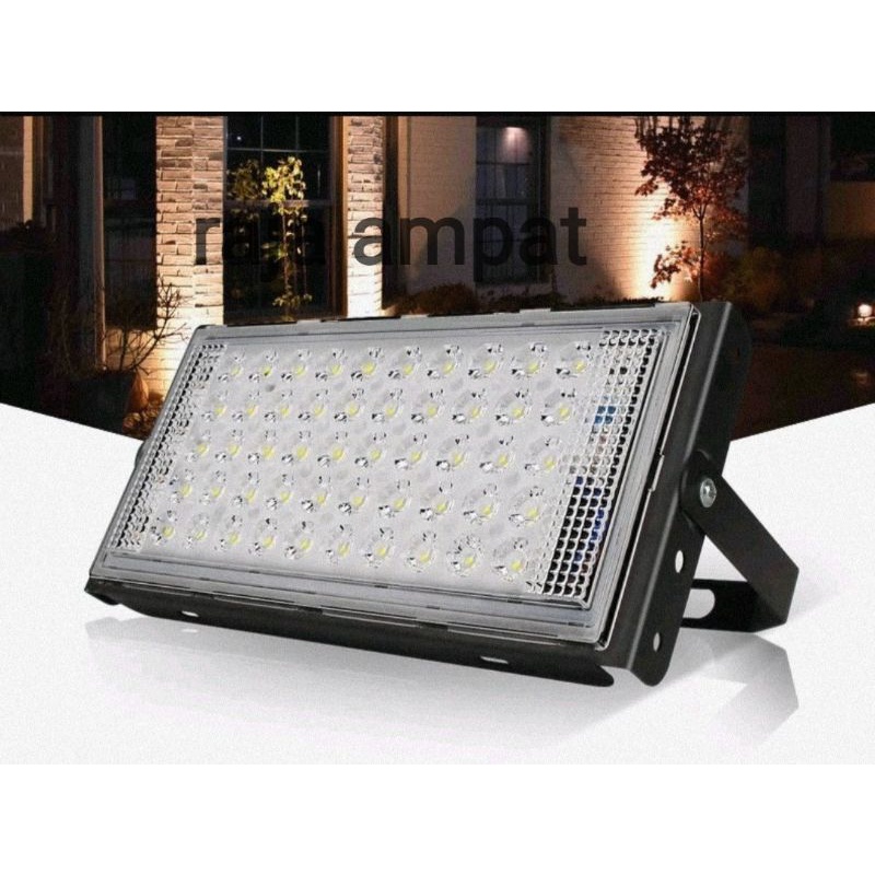 Lampu Sorot Flood Light AC 50W Cool White Super Terang Lampu LED Murah