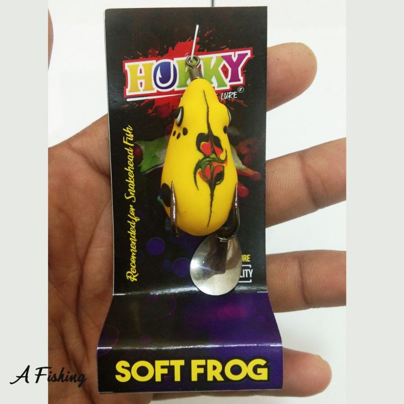 SOFT FROG CURUT HOKKY LURE UMPAN CASTING IKAN GABUS