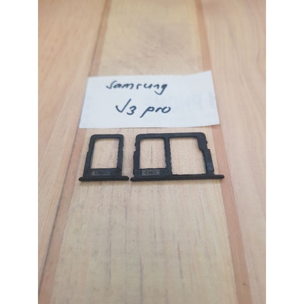 SIM TRAY SLOT TEMPAT KARTU SIM CARD HP SAMSUNG J3 PRO