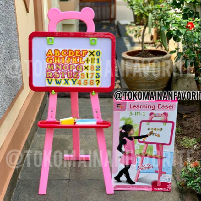 

LEARNING EASEL 3IN1 PINK