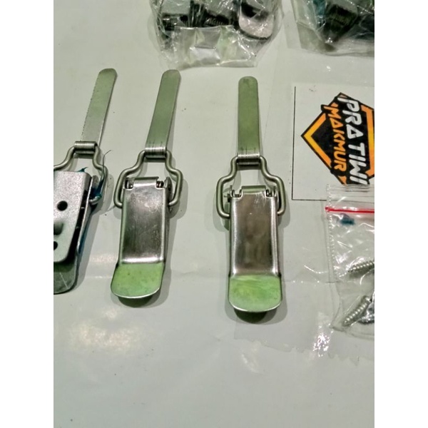 Klem Tebok Penjepit Klem Koper Lidah isi 3 klem tebok sangkar murai lovebird DLL