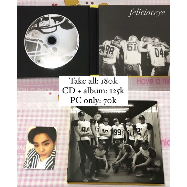 EXO album Love Me Right + PC XIUMIN