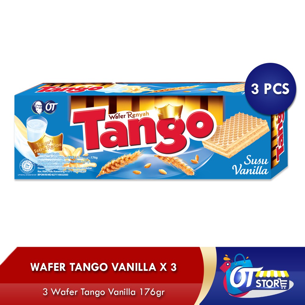 Tango Wafer Vanila 3 x 176 gr