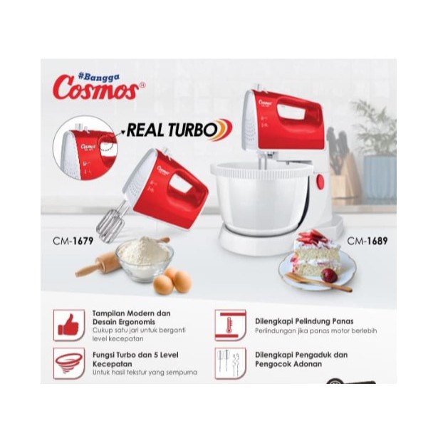 Cosmos Stand Mixer CM-1689