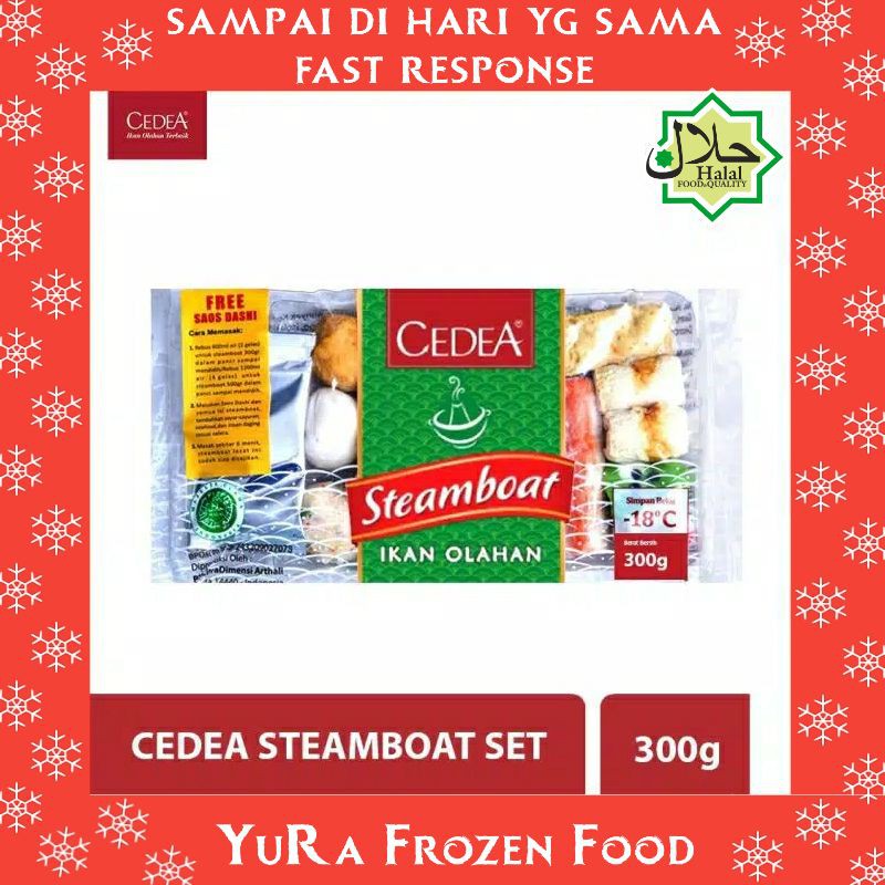 

CEDEA Steamboat Set 300gr Ikan Olahan Berkualitas Makanan Halal Enak Yura Frozen Food Murah